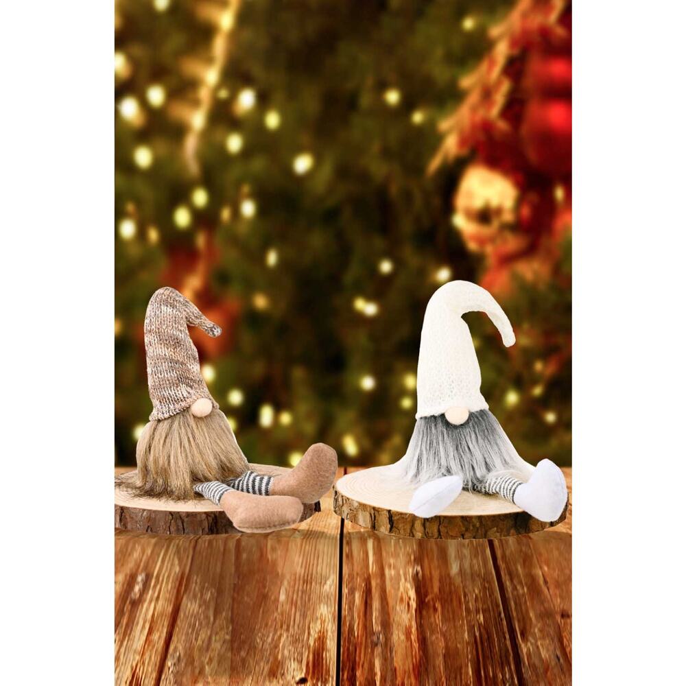 2-Pack Christmas Striped Faceless Gnomes - Picture 6 of 8